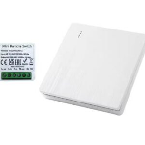 Lote De Interruptor 1 Tecla Rf + Receptor Rf Para Lampara