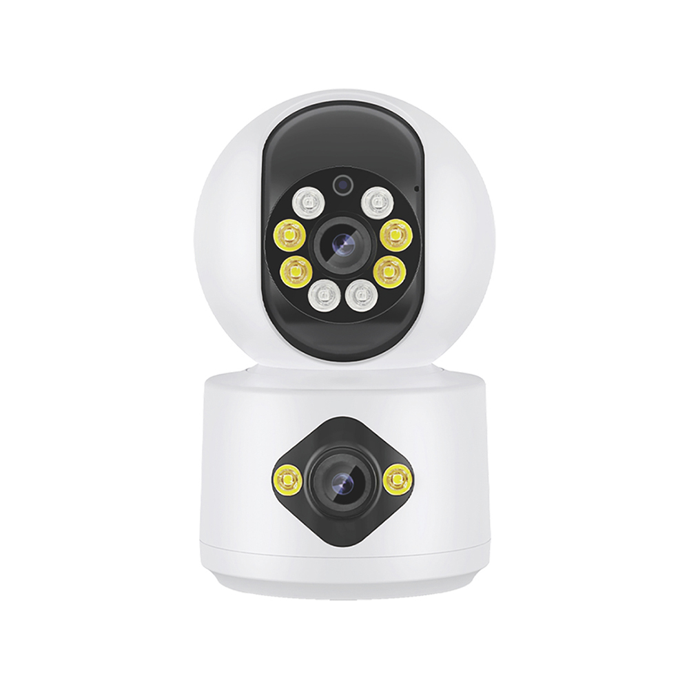 Cámara De Vigilancia Wifi Doble Lente